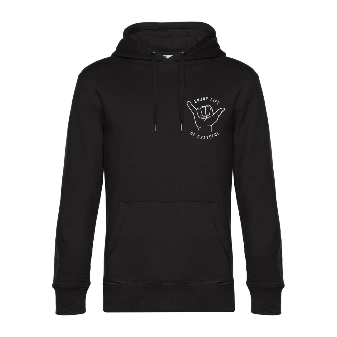 ENJOY LIFE BE GRATEFUL Hoodie-Herren