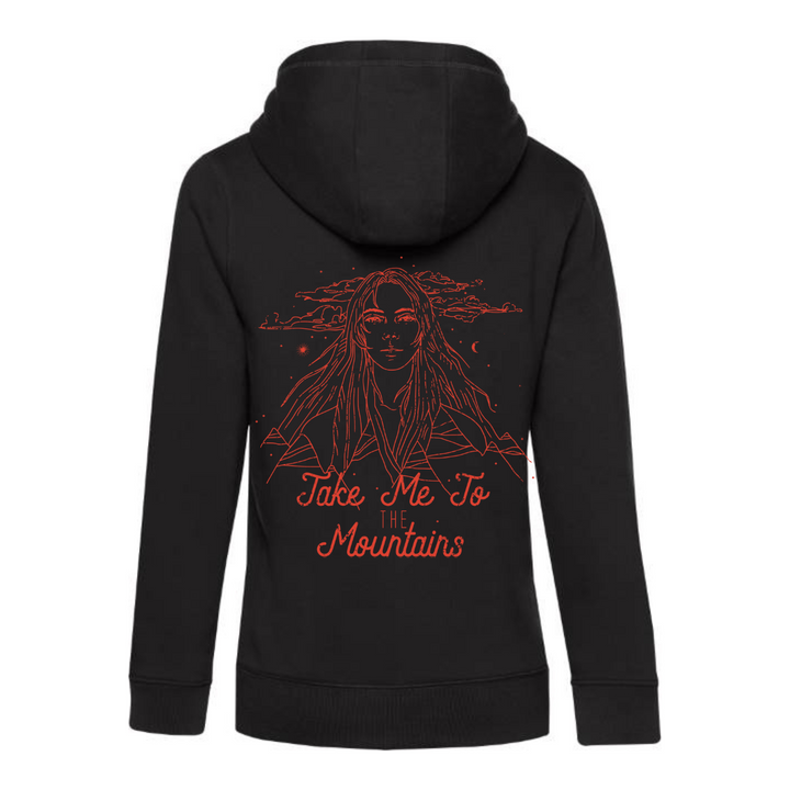 TAKE ME TO THE MOUNTAINS Hoodie-Damen