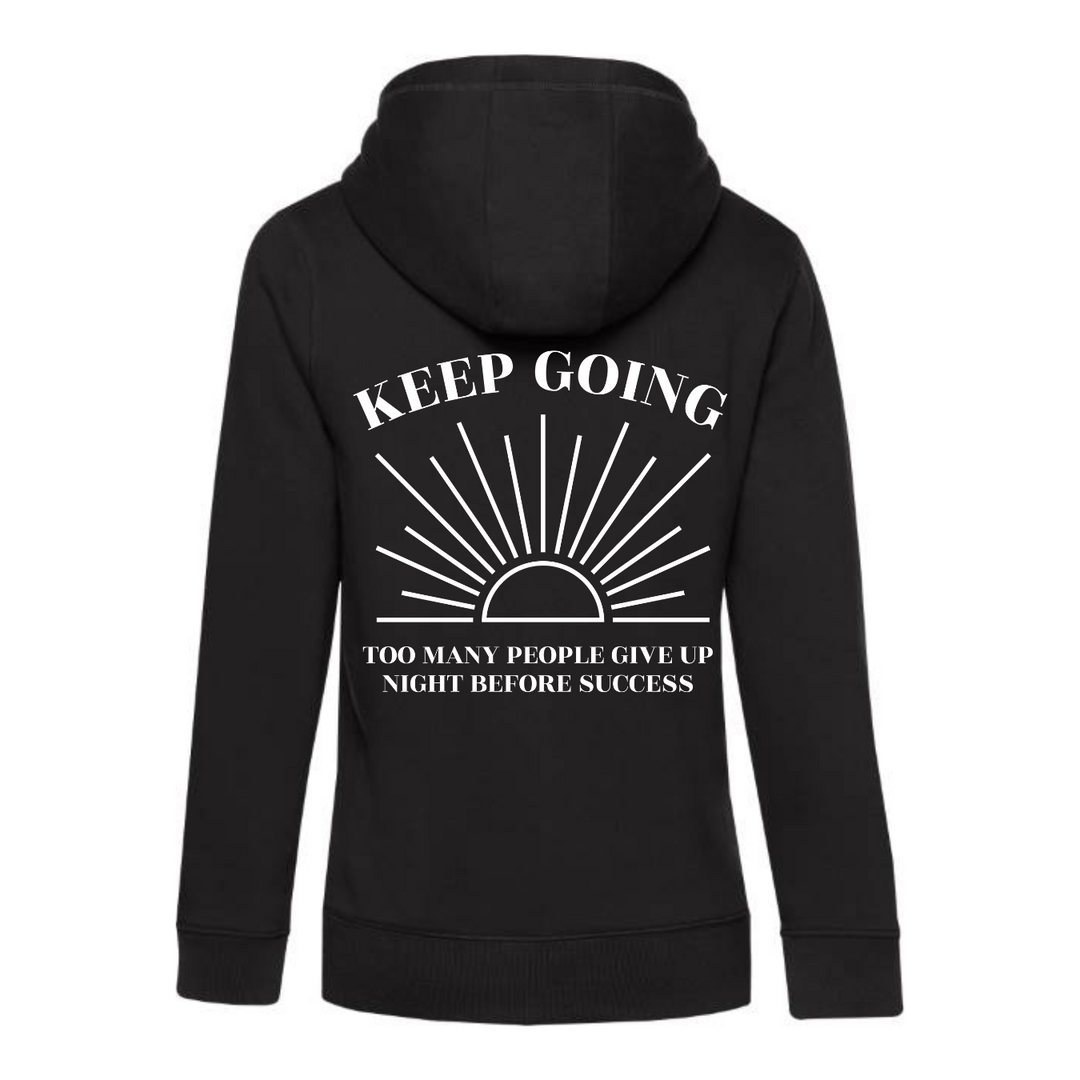 KEEP GOING Hoodie-Damen