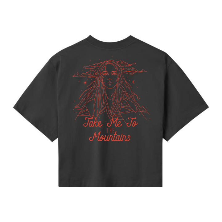 TAKE ME TO THE MOUNTAINS Crop Top