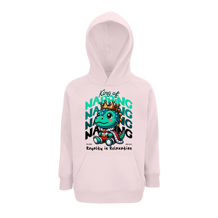 KING OF NAPPING Hoodie-Kids
