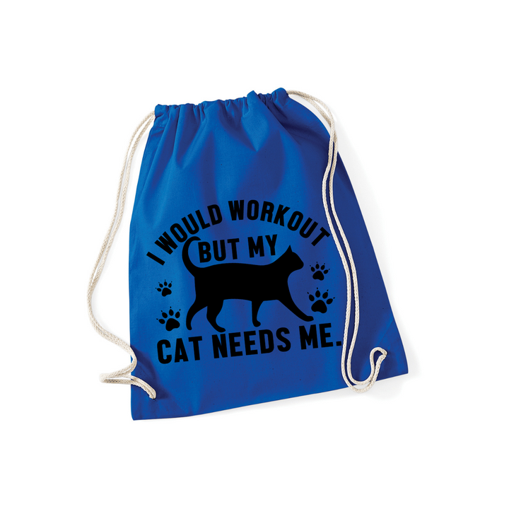 MY CAT NEEDS ME Sportbeutel