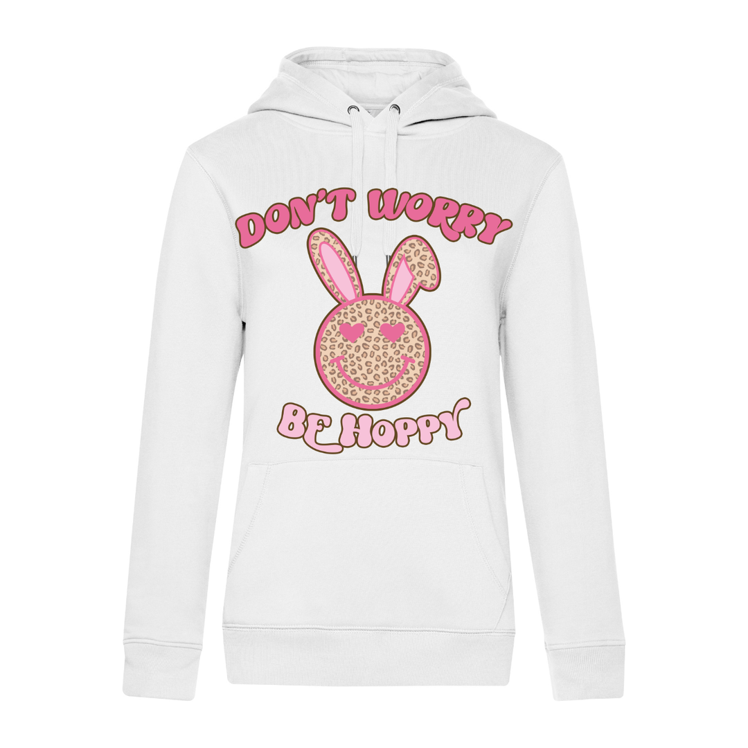 DON'T WORRY BE HOPPY Hoodie-Damen