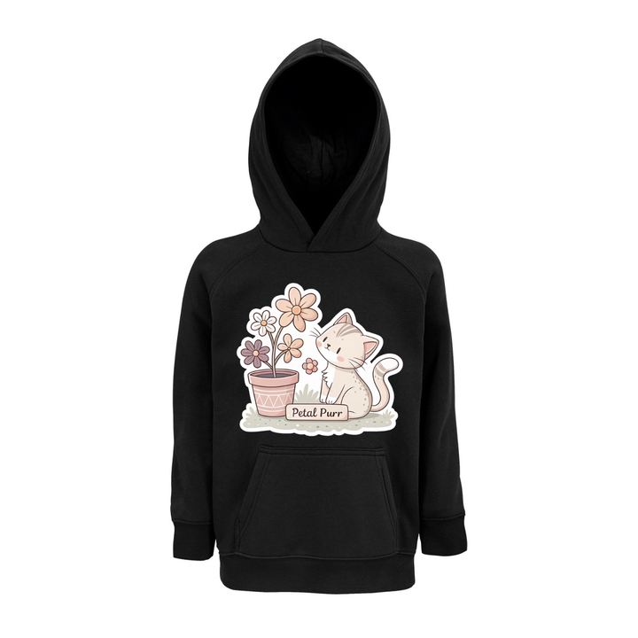 PETAL PURR Hoodie-Kids