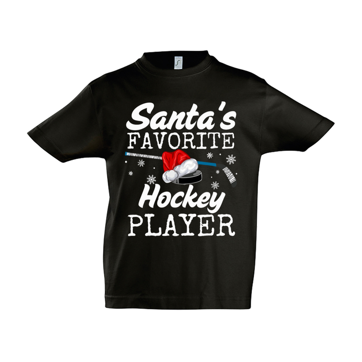 SANTAS FAVORITE HOCKEY PLAYER T-Kids
