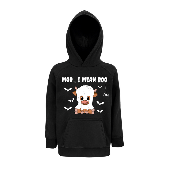 MOO... I MEAN BOO Hoodie-Kids
