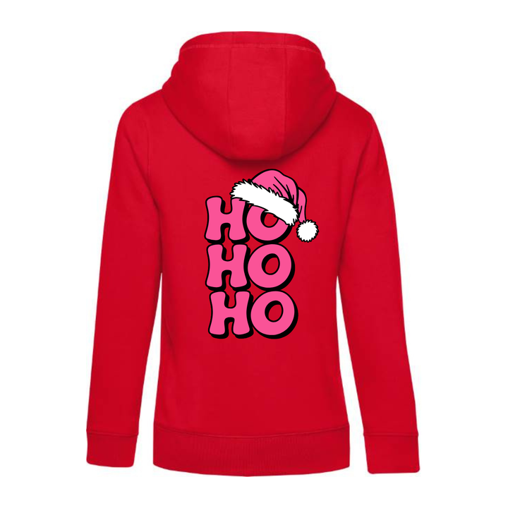 HO HO HO Hoodie-Damen