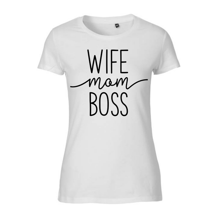 WIFE MOM BOSS T-Damen