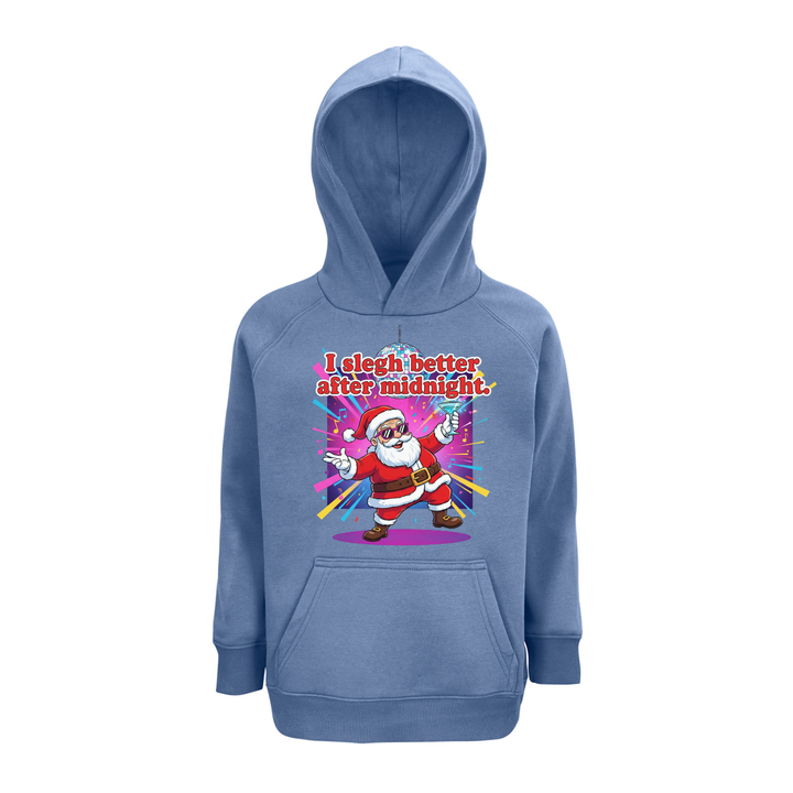 I SLEGH BETTER AFTER MIDNIGHT Hoodie-Kids