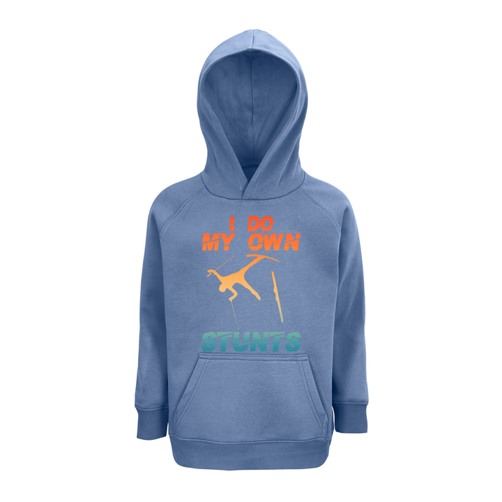I DO MY OWN STUNTS Hoodie-Kids