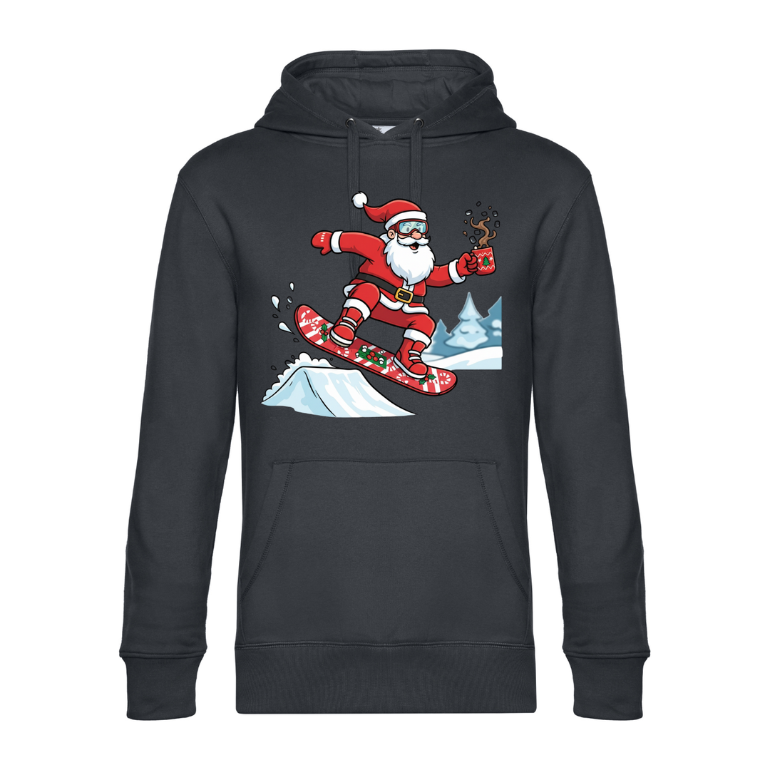 SNOWBOARD SANTA Hoodie-Herren