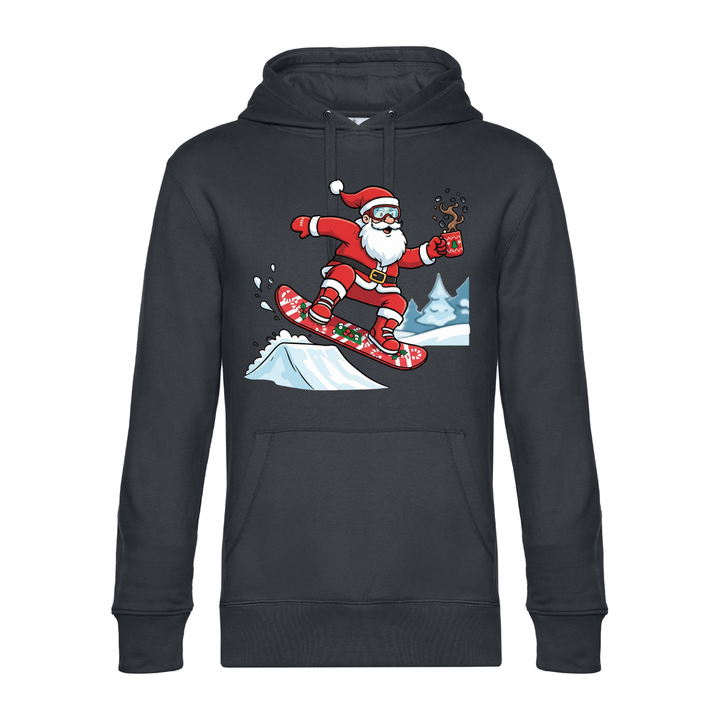 SNOWBOARD SANTA Hoodie-Herren