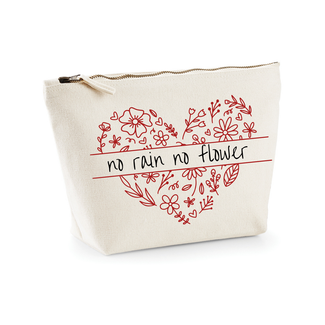 NO RAIN NO FLOWER Necessaire