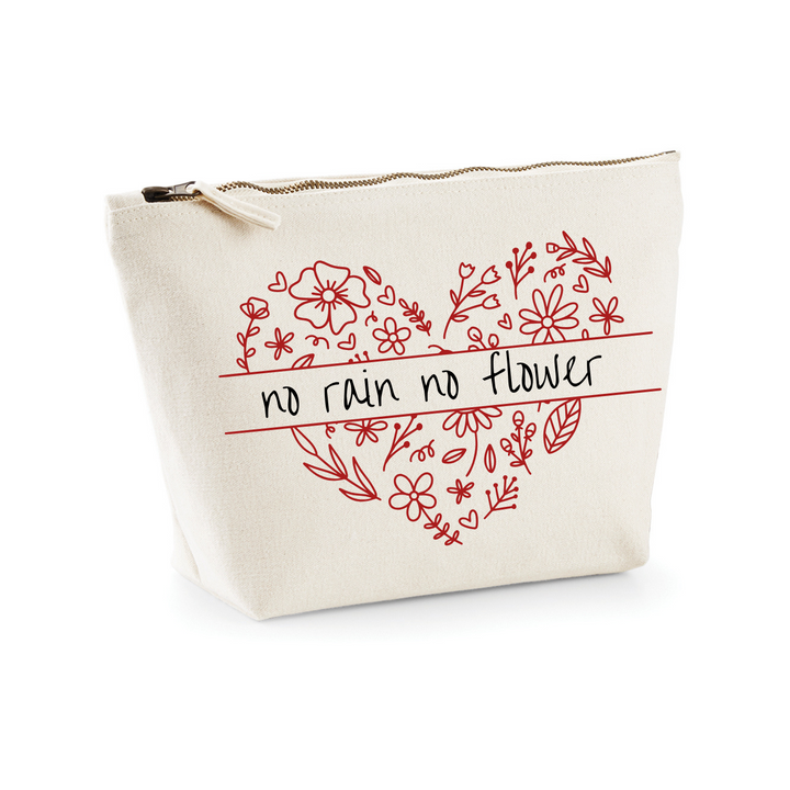 NO RAIN NO FLOWER Necessaire
