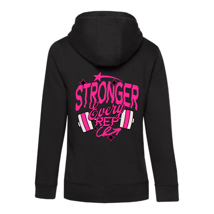 STRONGER EVERY REP Hoodie-Damen