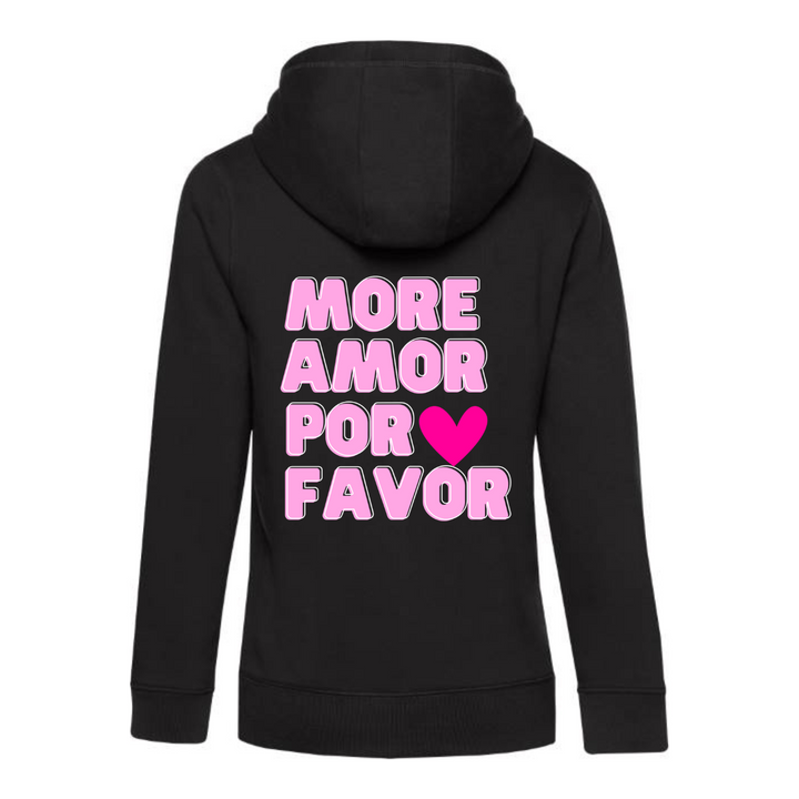 MORE AMORE PER FAVORE Hoodie-Damen