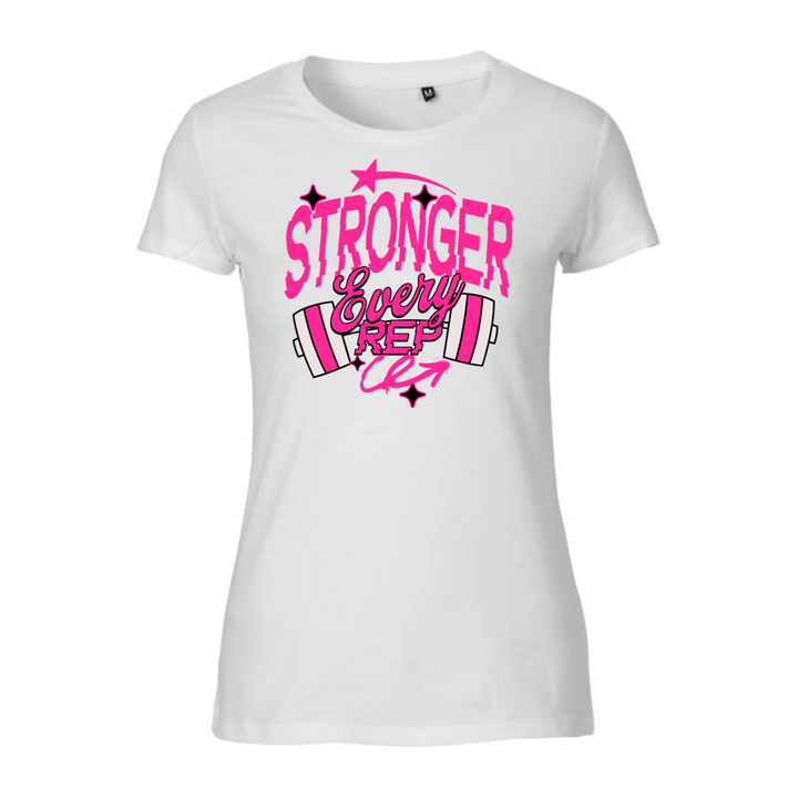 STRONGER EVERY REP T-Damen