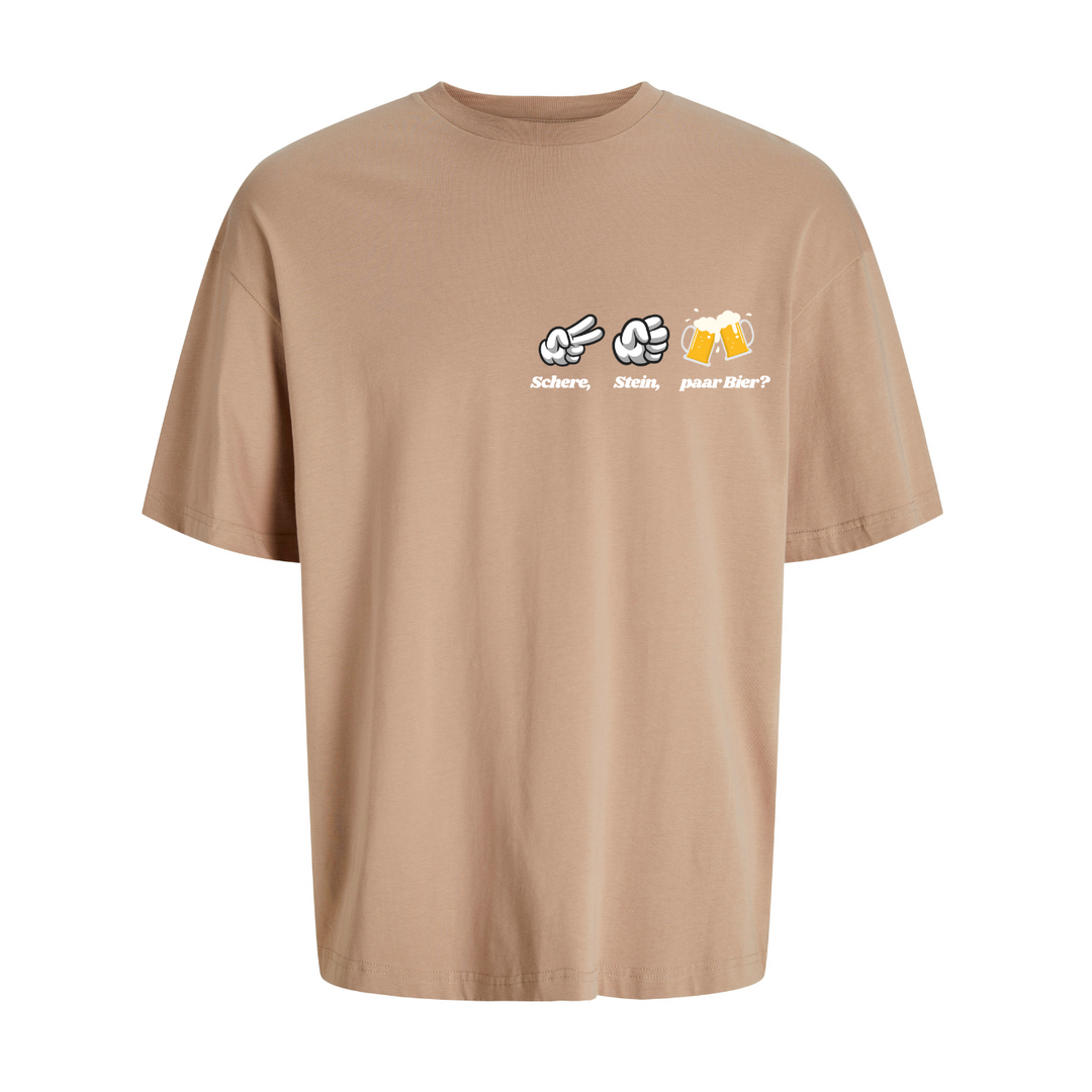 SCHERE STEIN PAAR BIER? Oversize-Unisex