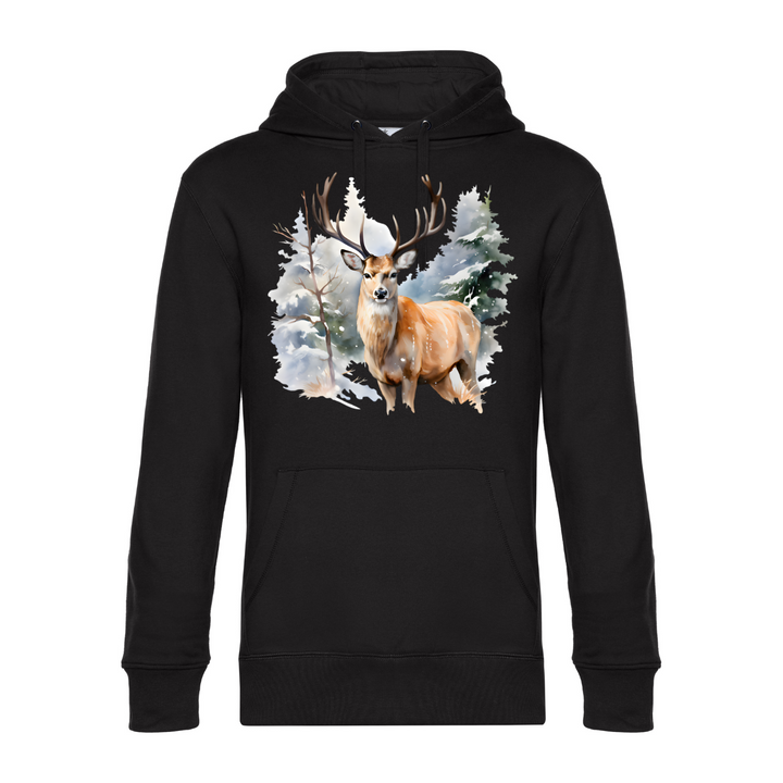 HIRSCH WINTER Hoodie-Herren