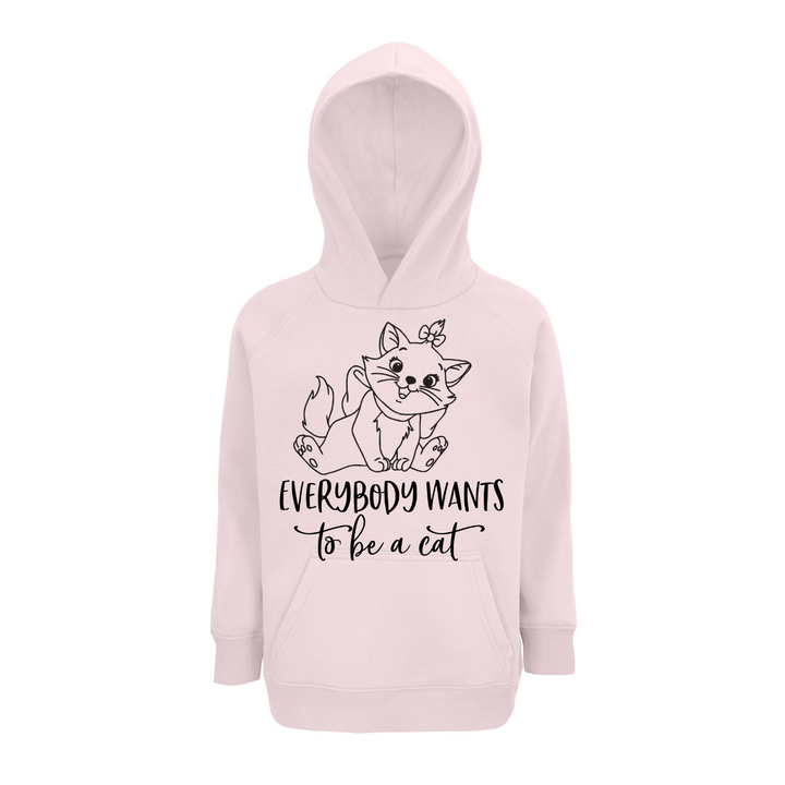 EVERYBODY WANTS TO BE A CAT Hoodie-Kids