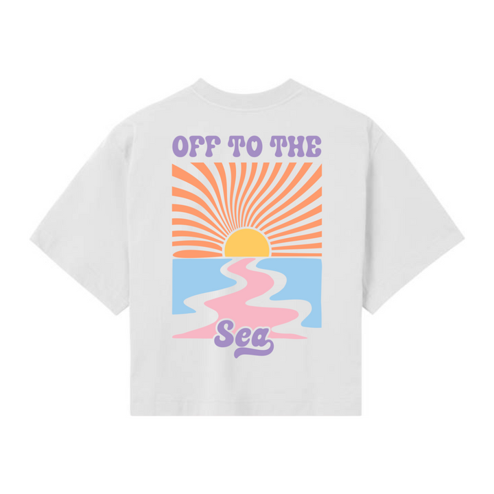 OFF TO THE SEA Crop Top