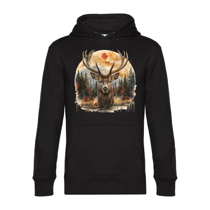 HIRSCH EMBLEM Hoodie-Herren