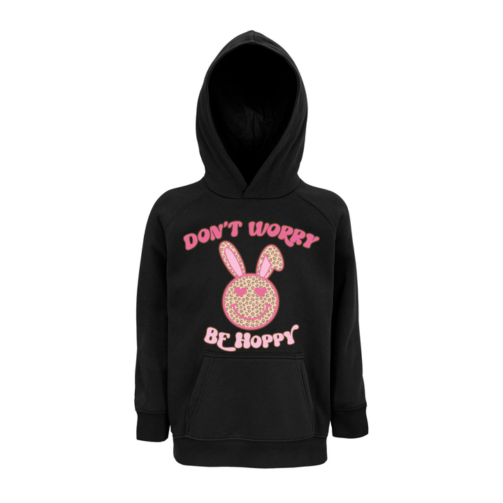 DON'T WORRY BE HOPPY Hoodie-Kids