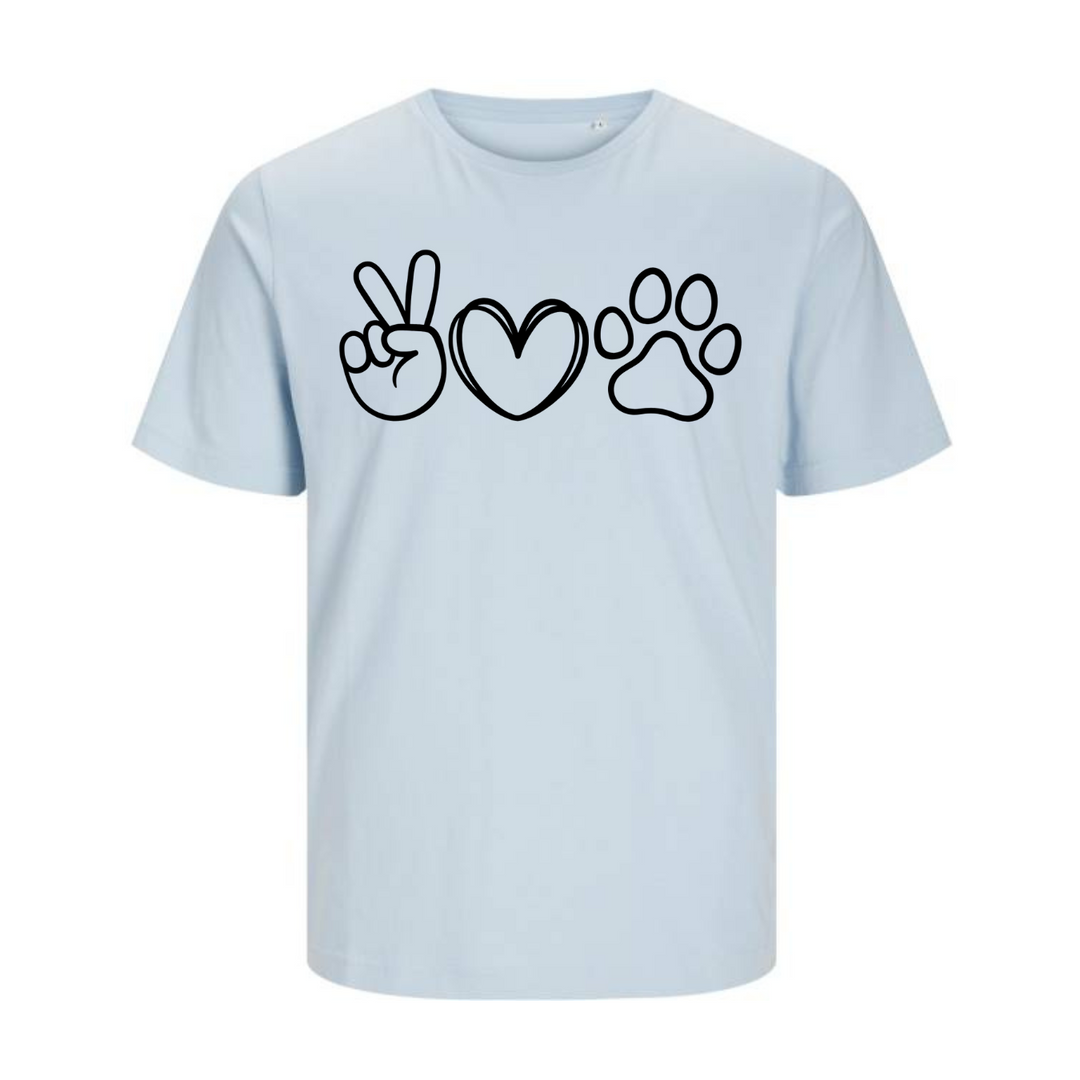 LOVE PEACE PAW T-Unisex