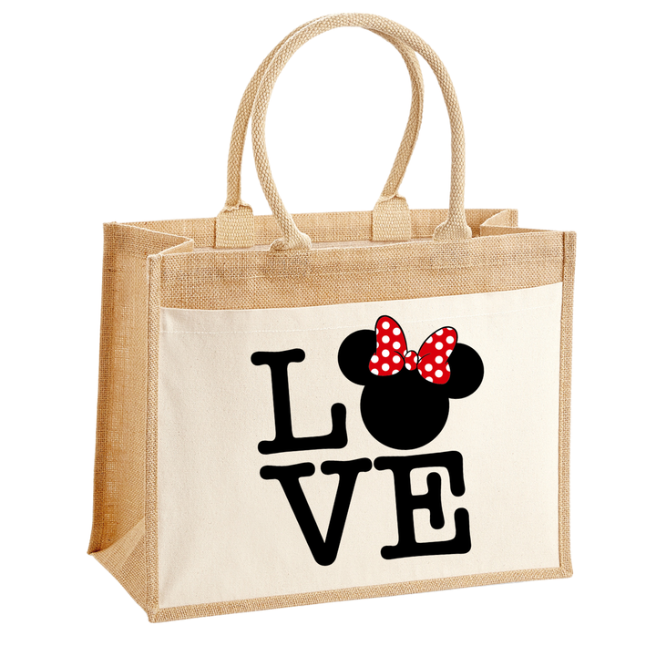 LOVE Jute Shopper