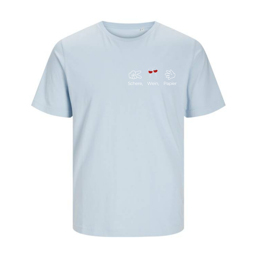 SCHERE, WEIN, PAPIER T-Unisex