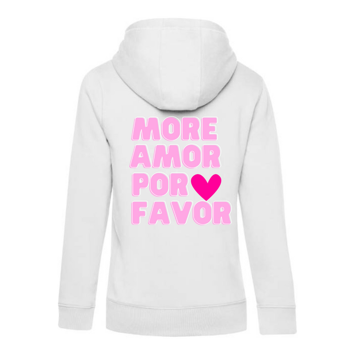 MORE AMORE PER FAVORE Hoodie-Damen
