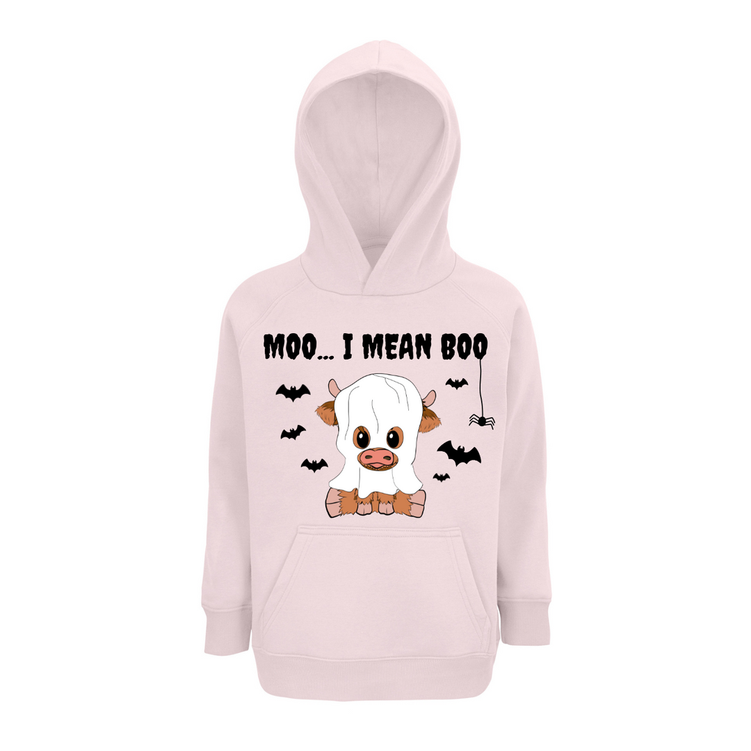 MOO... I MEAN BOO Hoodie-Kids