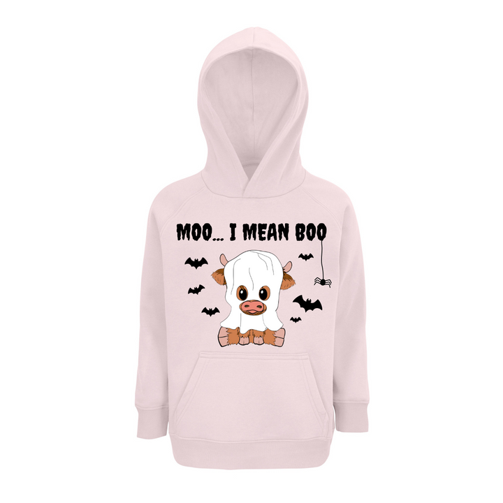 MOO... I MEAN BOO Hoodie-Kids