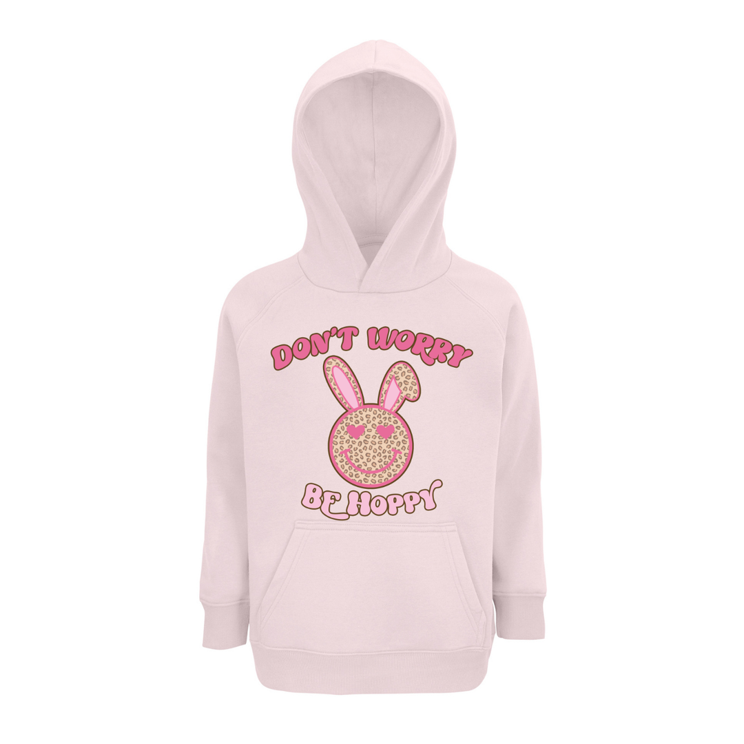 DON'T WORRY BE HOPPY Hoodie-Kids