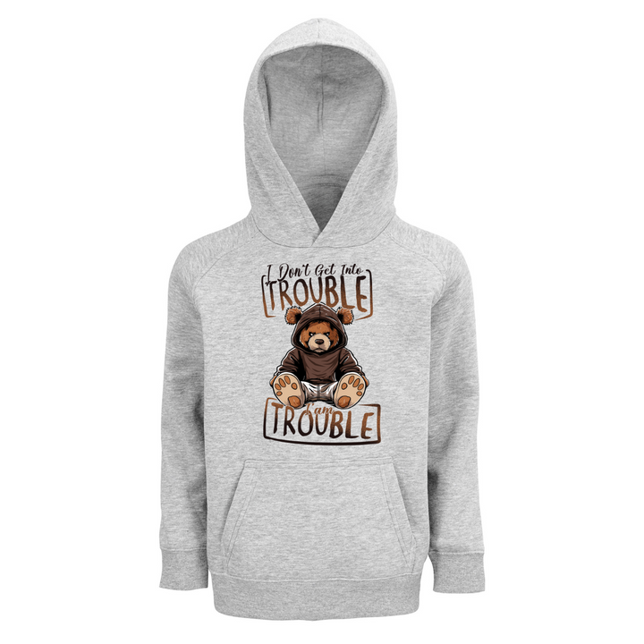 TROUBLE BEAR Hoodie-Kids