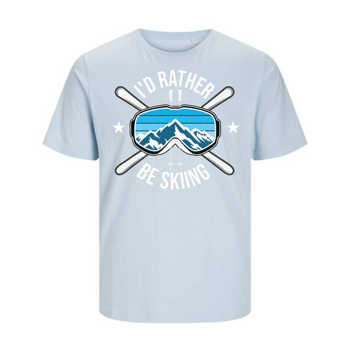 I'D RATHER BE SKIING T-Unisex