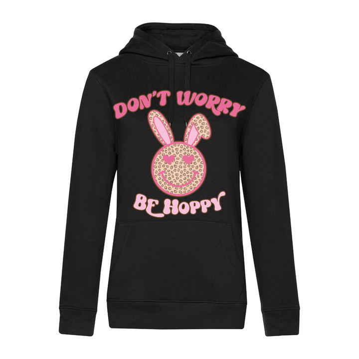 DON'T WORRY BE HOPPY Hoodie-Damen