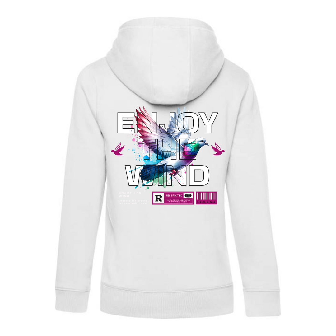 ENJOY THE WIND Hoodie-Damen