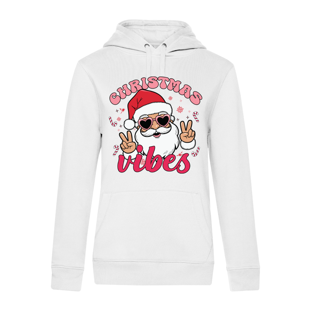 CHRISTMAS VIBES Hoodie-Damen