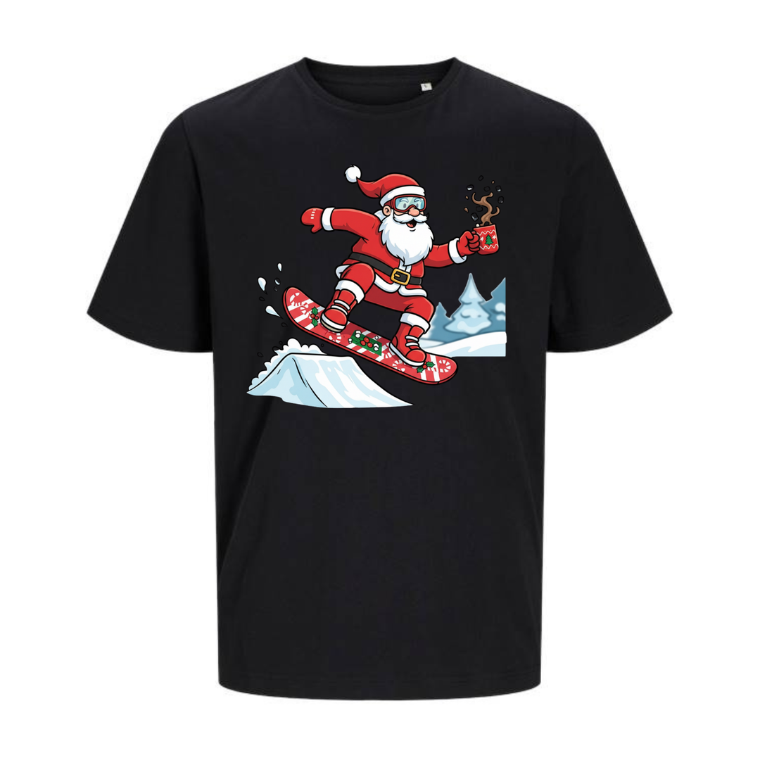 SNOWBOARD SANTA T-Unisex