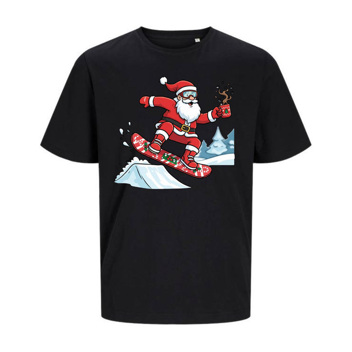 SNOWBOARD SANTA T-Unisex