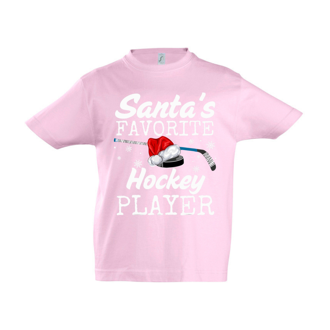 SANTAS FAVORITE HOCKEY PLAYER T-Kids