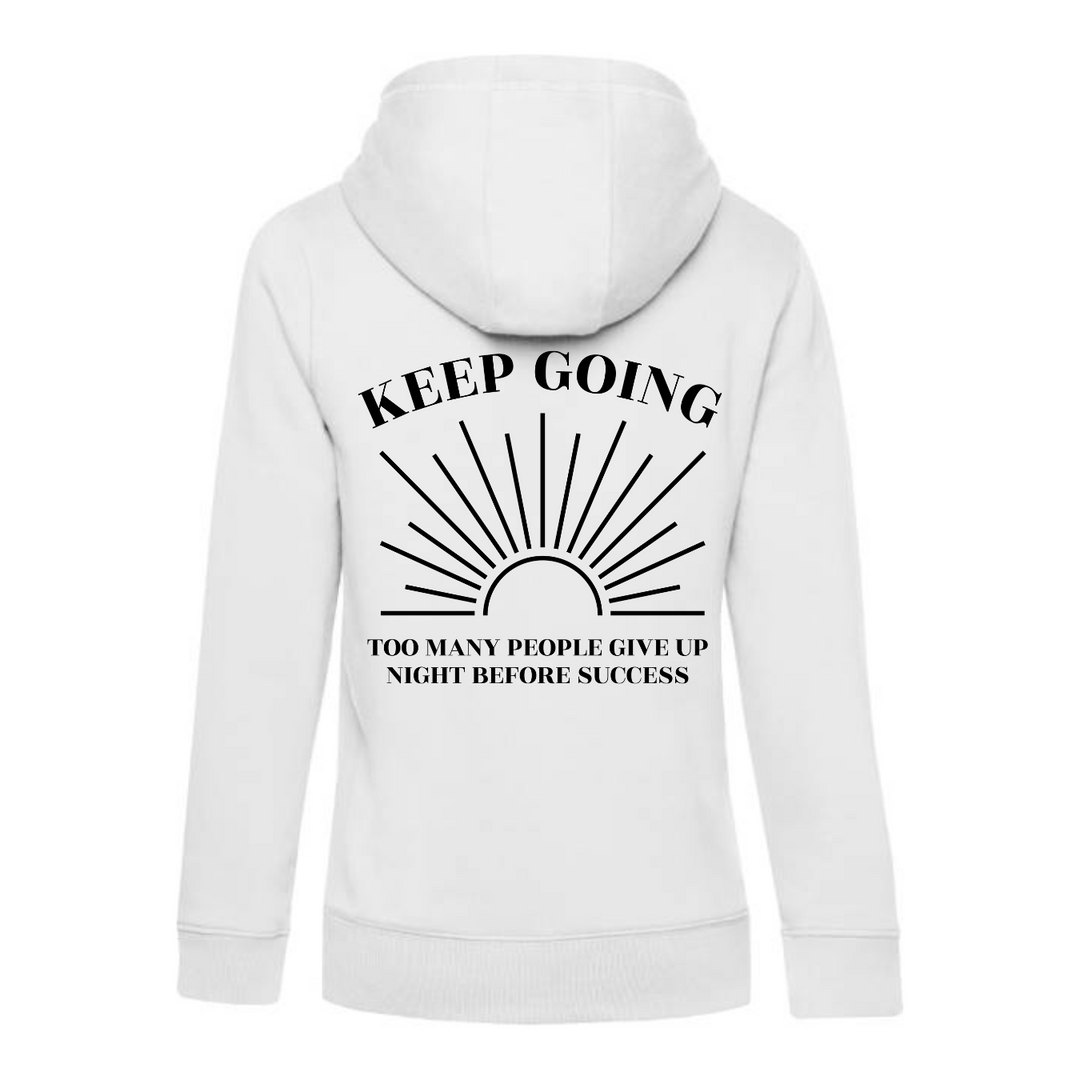 KEEP GOING Hoodie-Damen