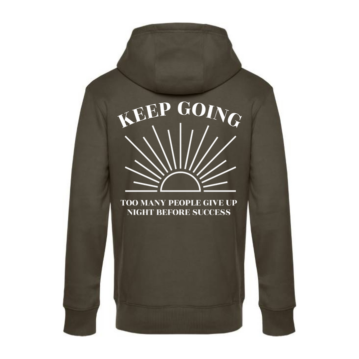 KEEP GOING Hoodie-Herren