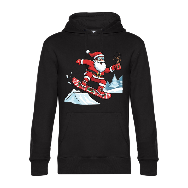 SNOWBOARD SANTA Hoodie-Herren