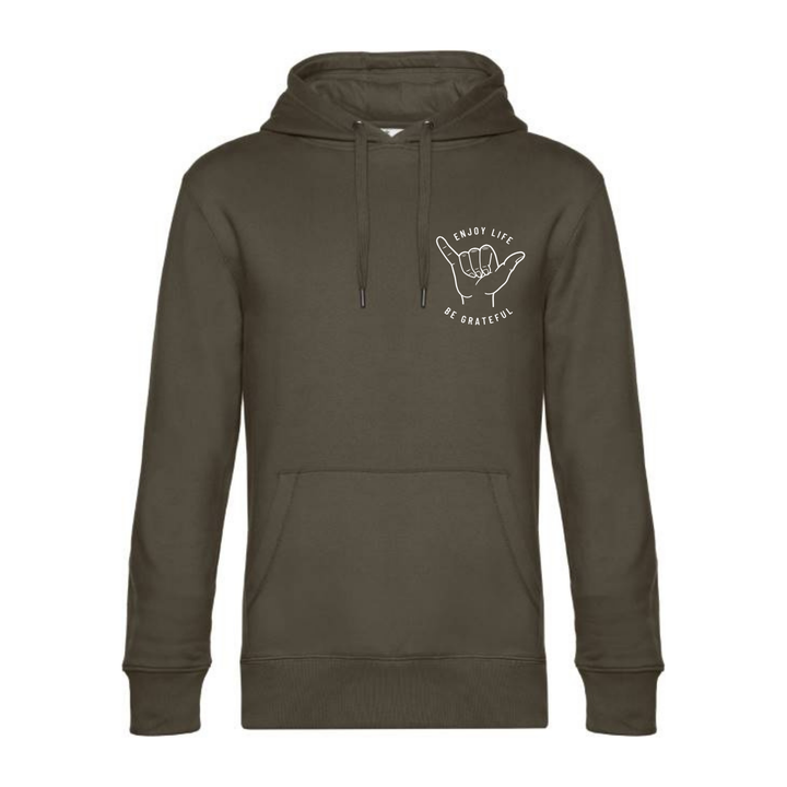 ENJOY LIFE BE GRATEFUL Hoodie-Herren