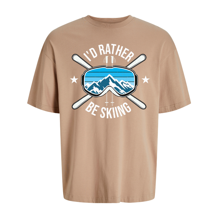 I'D RATHER BE SKIING Oversize-Unisex