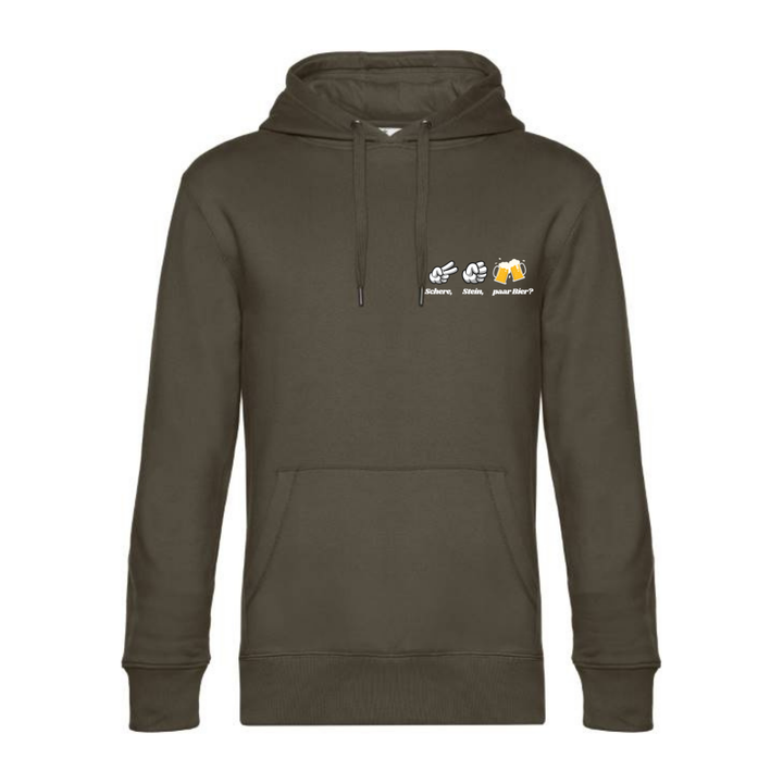 SCHERE STEIN PAAR BIER? Hoodie-Herren