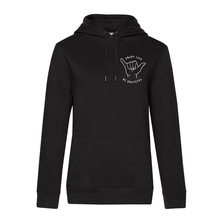 ENJOY LIFE BE GRATEFUL Hoodie-Damen