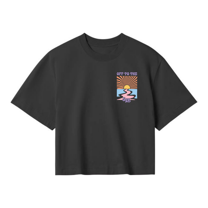 OFF TO THE SEA Crop Top